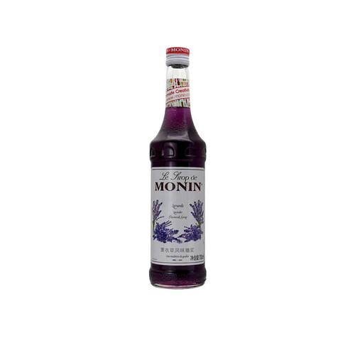 MONIN莫林薰衣草风味糖浆玻璃瓶700ml咖啡鸡尾酒基酒调酒果汁饮料
