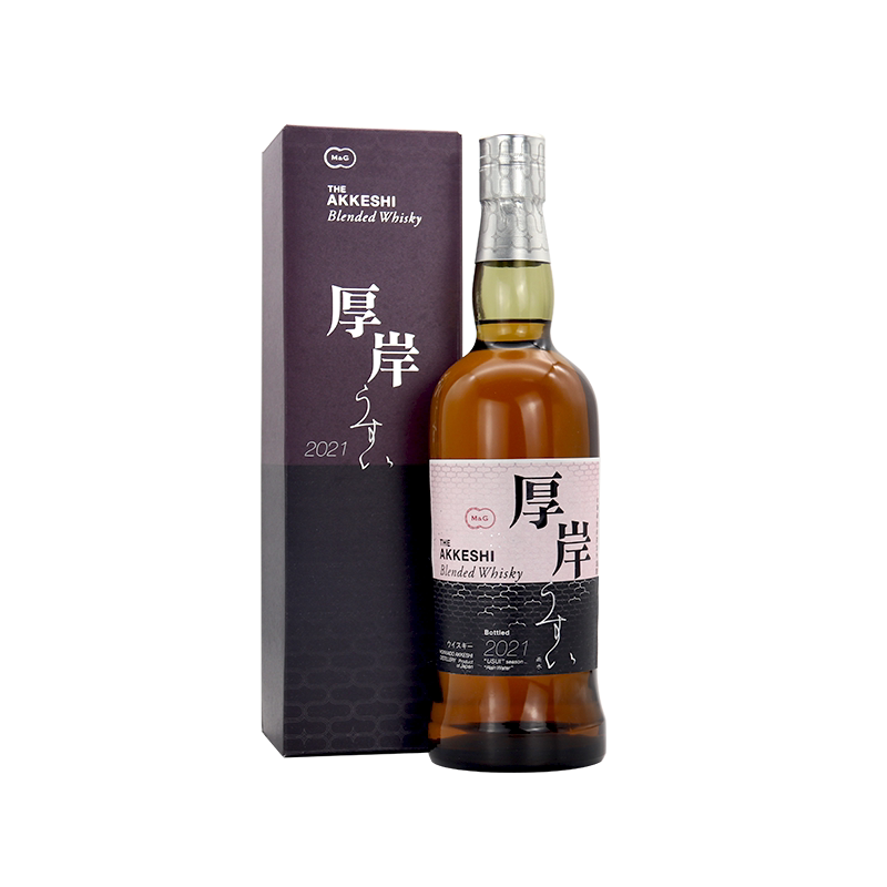 厚岸雨水akkeshi kanro调和威士忌基酒700ml日本进口正品洋酒