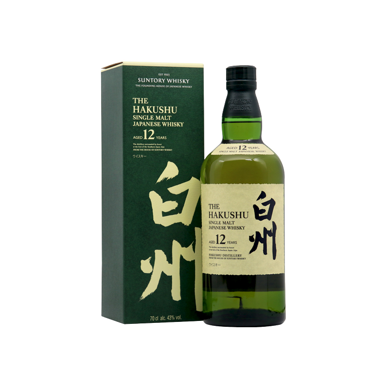 三得利 白州12年单一麦芽威士忌Suntory Hakushu日本进口洋酒正品 酒类 威士忌/Whiskey 原图主图