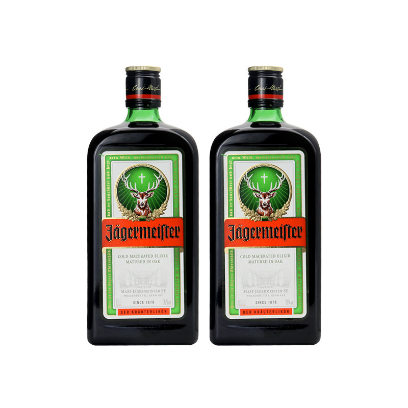 2支装 野格圣鹿利口酒鹿头奶油草莓鸡尾酒调酒基酒德国进口洋酒