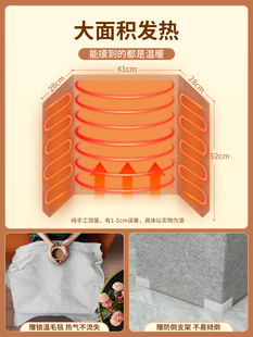 取暖脚底暖脚神器 暖脚神器办公室冬天暖腿桌下取暖器宝电加热冬季