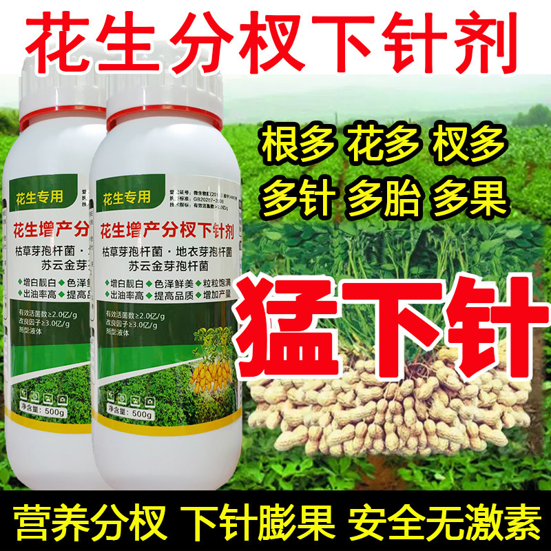 花生分杈下针剂多花生高产必用开花多下针多粒粒饱抗病增产窝窝多