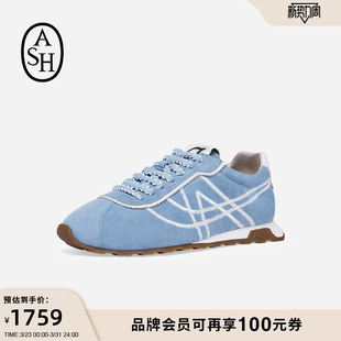 女圆头百搭休闲板鞋 KILLER复古薄底德训鞋 2026春夏新款 ASH女鞋