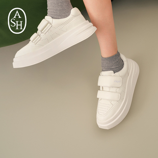2025秋INGENUE魔术贴极简小白鞋 ASH女鞋 厚底休闲板鞋 线上臻享