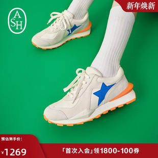 百搭休闲阿甘鞋 ASH女鞋 SIVANA真皮厚底运动单鞋 新款 潮 2025秋季