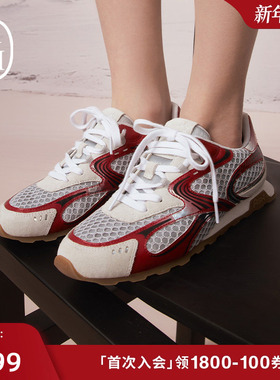 ASH男女同款2025秋季款KABUKI单鞋女网面平底运动休闲鞋薄底鞋