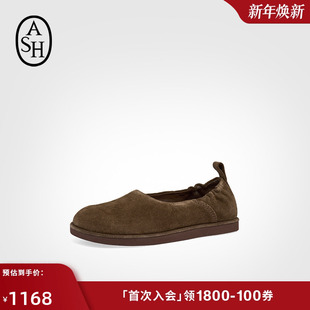 休闲女圆头平底浅口单鞋 ASH女鞋 OPERA一脚蹬时尚 新款 2025秋季