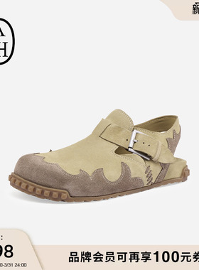 ASH女鞋2026春夏新款TORPEDO休闲勃肯鞋女圆头一脚蹬低跟罗马凉鞋