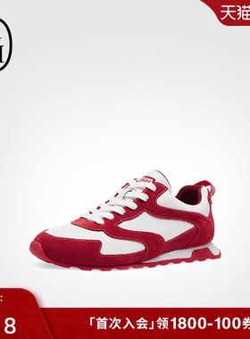 ASH女鞋2025新春款KYNARA真皮拼色德训鞋女百搭薄底休闲鞋