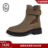 ASH女鞋 2025秋冬MARGOT切尔西靴厚底增高户外西部靴女短靴