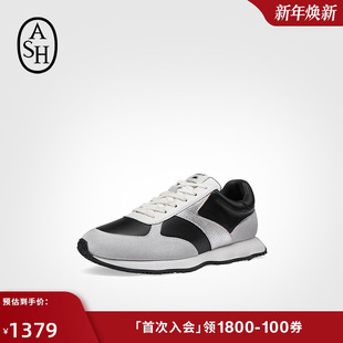 潮鞋 女厚底内增高休闲鞋 春夏SCOOP真皮拼色运动鞋 ASH女鞋