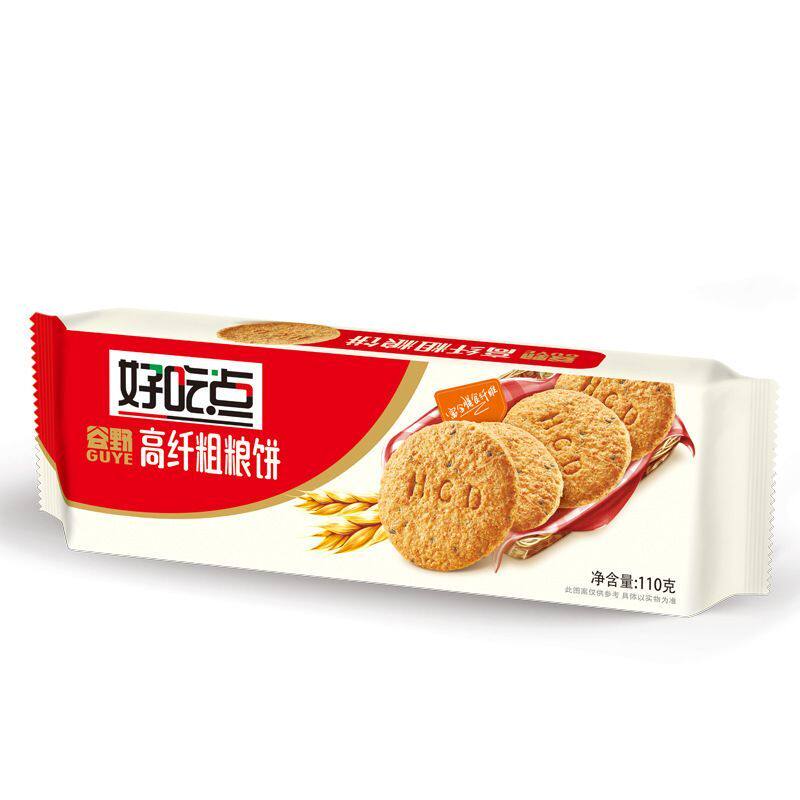 好吃点高纤粗粮饼煎麸饼达利园休闲食品麦麸消化饼