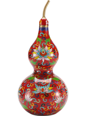 纯铜葫芦摆件办公室创意装饰品