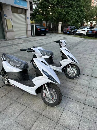 摩托车配套三阳鬼火一代改装亮光白色全套外壳油改电鬼1车壳烤漆