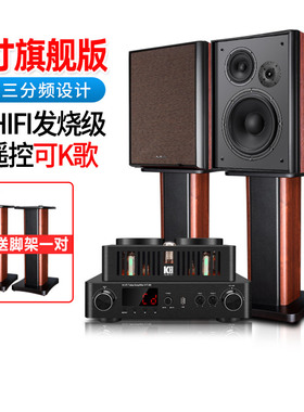 KINGHOPE KH-513胆机发烧组合套装音箱10寸三分频hifi书架音响