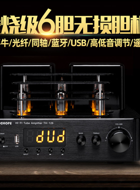 KINGHOPETH-126发烧双环牛大功率电子管胆机光纤同轴蓝牙HIFI功放