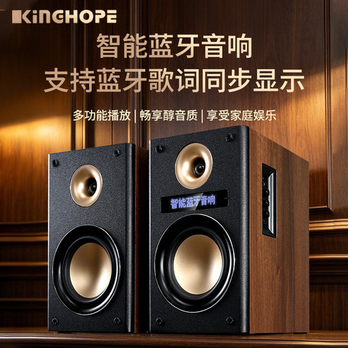 kinghope君豪K601智能K歌音箱发烧级蓝牙U盘高保真音响歌词显示