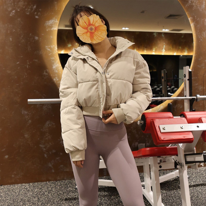 2021秋冬季新款棉服女欧美风时尚都市休闲短版加厚棉袄外套潮同款