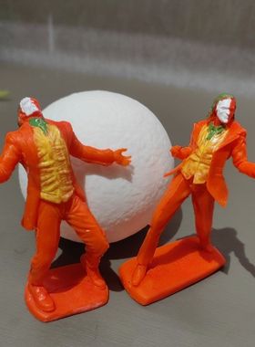 1:64电影小丑模型手办微缩人偶拍摄道具仿真树脂小人沙盘摆件白模