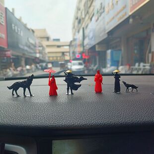 寒江孤影江湖故人古风武侠剑客刀客侠客小摆件微景观微缩小人物