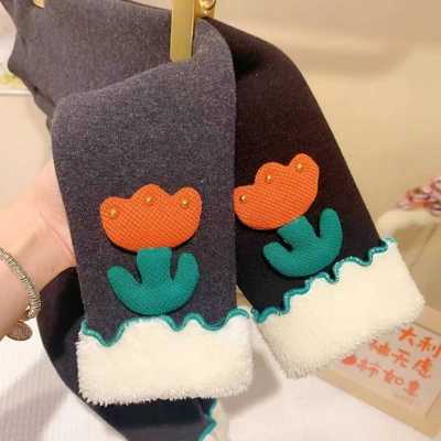 儿童加绒裤子一体绒打底裤