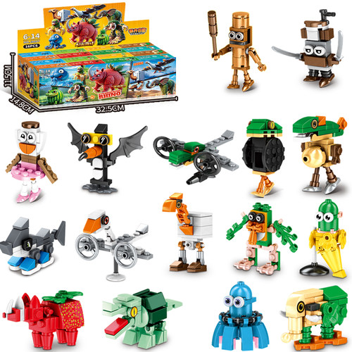 2025新款AI山海经积木拼图玩具