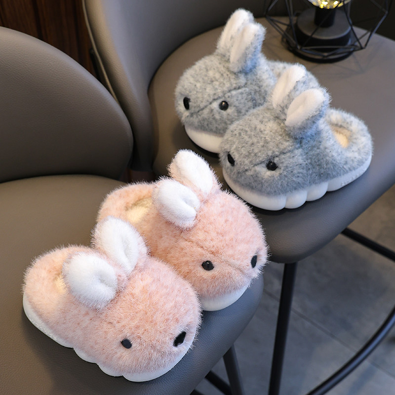 秋冬季宝宝棉拖鞋女童保暖加绒兔子大中小童可爱毛毛包跟儿童拖鞋,童鞋/婴儿鞋/亲子鞋,儿童棉拖鞋,淘宝优惠券,粉丝福利购,淘宝优惠卷