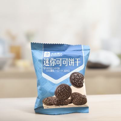 良品铺子迷你可可饼干门店同款