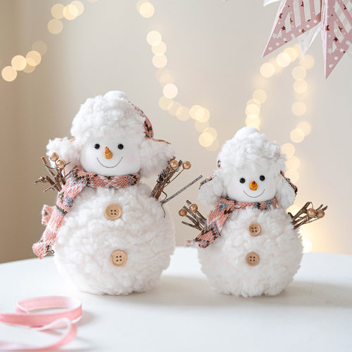 圣诞装饰品雪人公仔娃娃