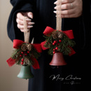 饰平安夜礼物 饰挂件圣诞节车挂门挂装 Hromeo圣诞节装 饰北欧铃铛装