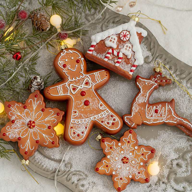 Hromeo圣诞姜饼人系列挂件