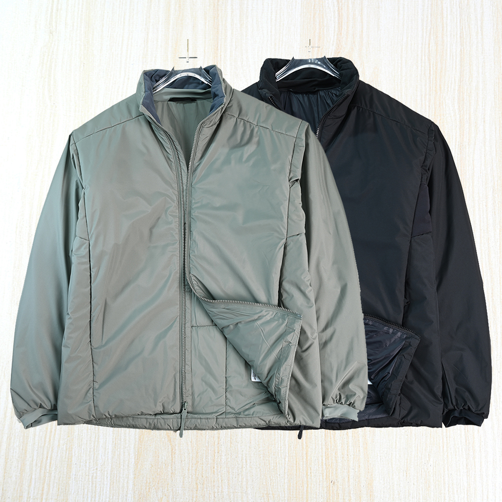 简约休闲夹棉保暖立领棉衣棉服