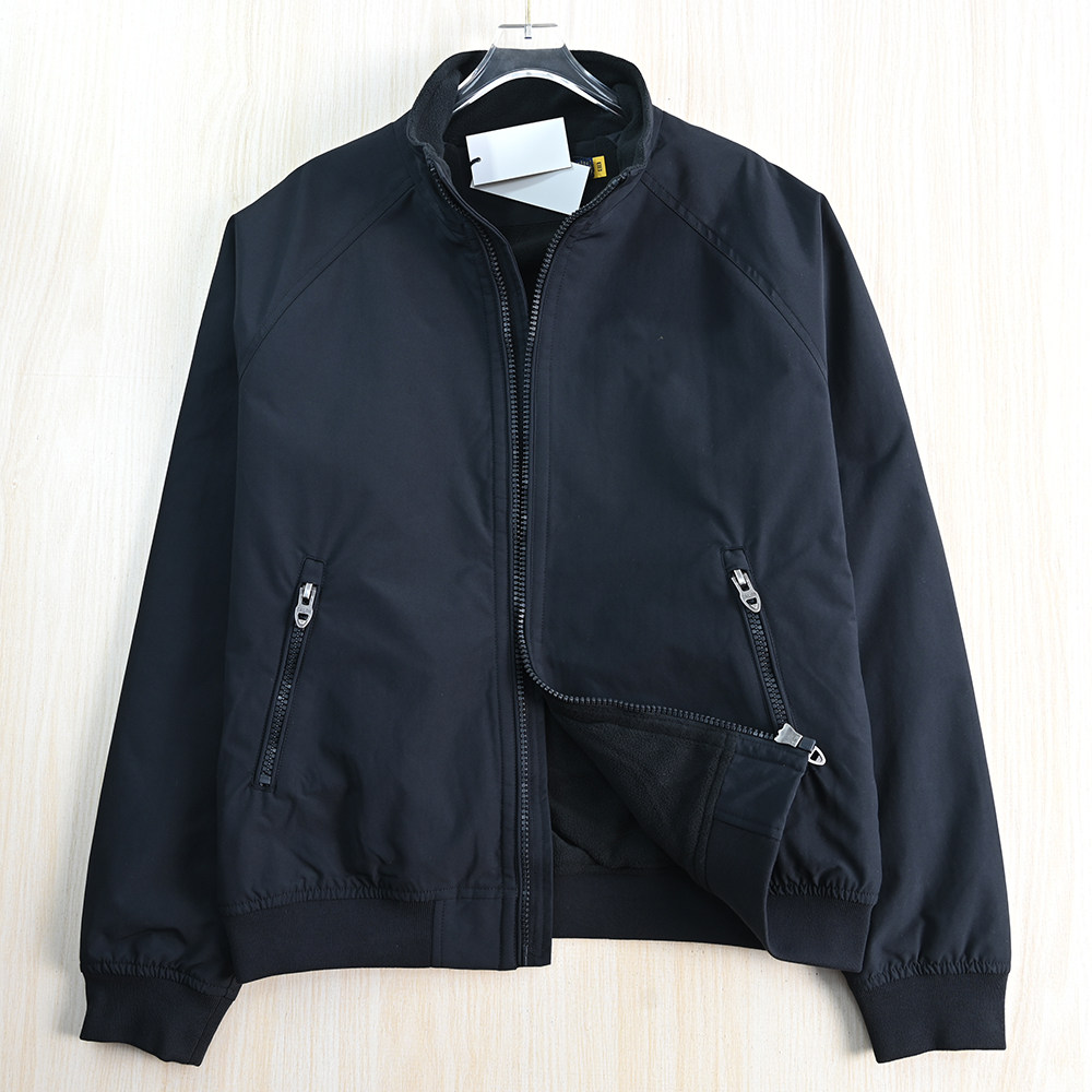 防泼水摇粒绒保暖立领休闲夹克