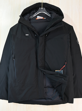 男装好货2512/29 户外运动休闲90灰鹅绒防风防泼水连帽保暖羽绒服