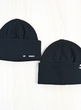 261/12美系K防寒软和卡通猫咪头像刺绣字母保暖针织帽