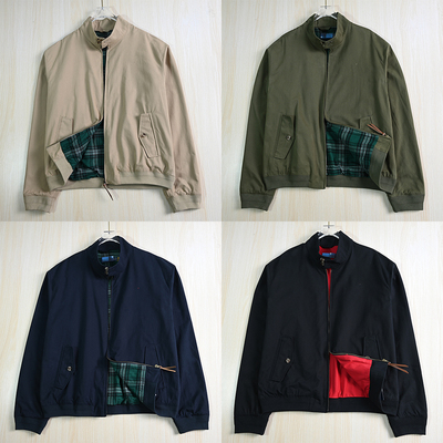 春季棉质刺绣标立领休闲夹克外套