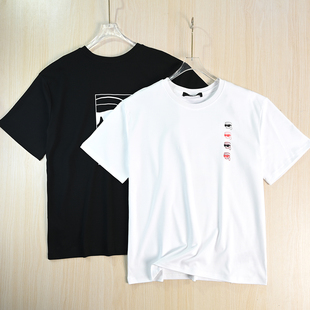 男装 263 5美系K尔前后印花卡通头像棉质圆领休闲短袖 T恤 好货