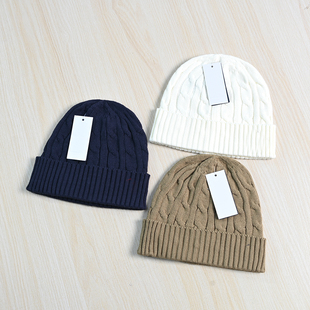 刺绣粗针棉线绞花休闲保暖针织帽 经典 2510 09冬季