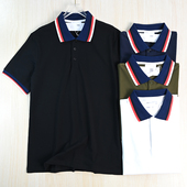 好货推荐 休闲短袖 261 男装 通勤珠地棉撞色领男士 Polo衫