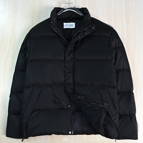 80白鸭绒立领厚实休闲夹克羽绒服