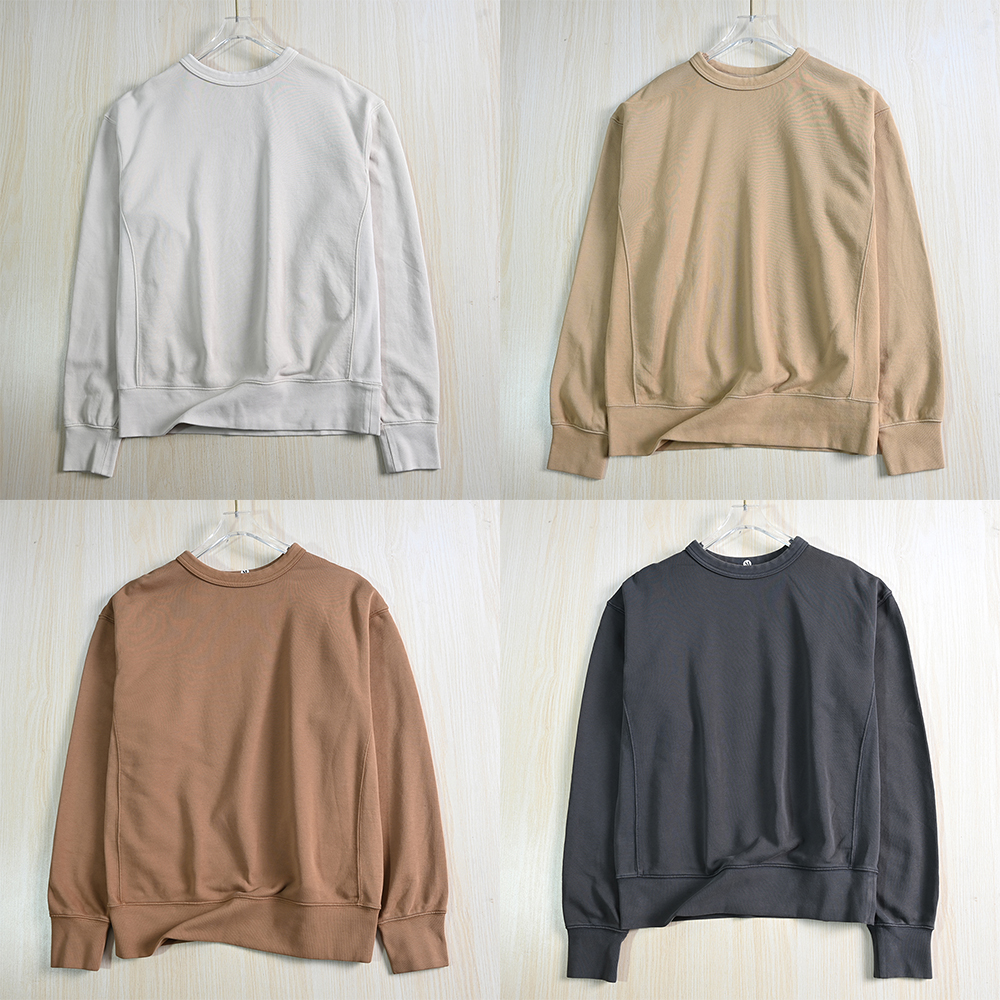 简约高克重圈棉圆领休闲卫衣