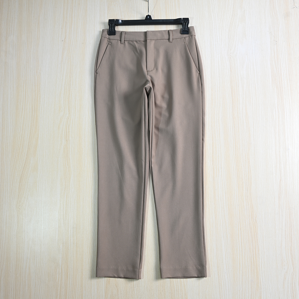 弹力修身小直筒职业休闲九分裤