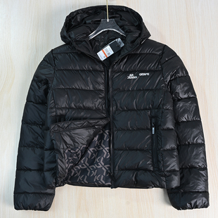 美系K尔胶印字母绗缝蓬松连帽夹棉休闲短款 棉服 259 思琪女装