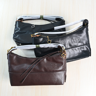 2512 22软质拉链闭口单肩手提包托特皮包