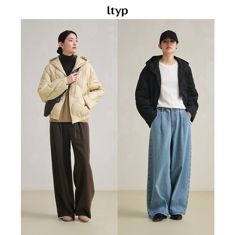 ltyp旅途原品柔若浮云连帽羽绒服
