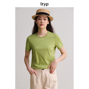 ltyp旅途原品 【微瑕疵】凉感100%匹马棉T恤 休闲百搭短袖上衣女