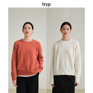 ltyp旅途原品【微瑕疵5折】羊驼毛温柔套头毛衣 款休闲针织毛衫女
