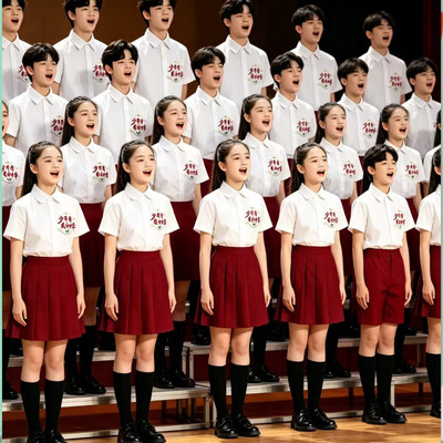 少年有我爱中华红心向党演出服