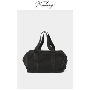 isolazy/“TR-sisal”定制原厂面料斜纹棉布旅行包