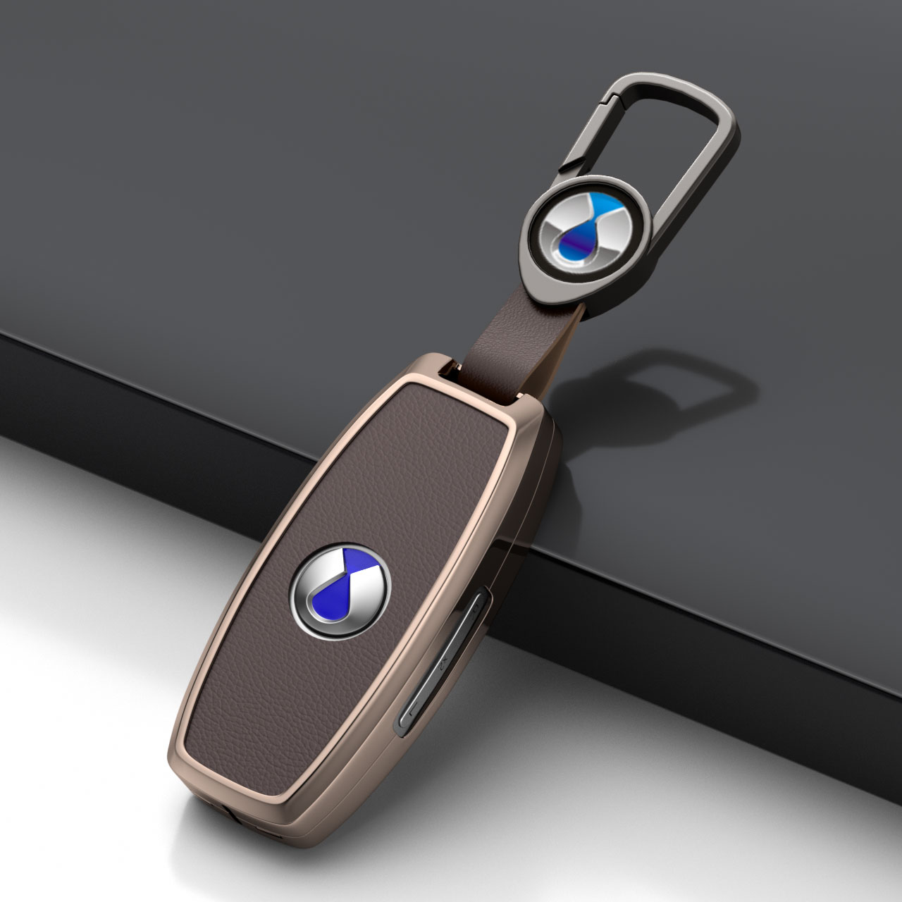 24新款腾势d9钥匙套专用改装配件n8汽车n7车标内饰用品壳扣dmi ev